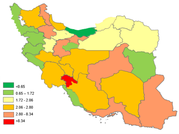 iran map